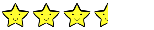 three and a half star rating